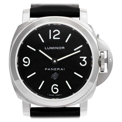 panerai dt1852000 op 6384|Preowned Panerai Luminor OP6834 Stainless Steel Black dial.